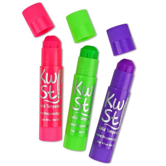 4 Packs: 6 Packs 6 ct. (144 total) Kwik Stix™ Neon Solid Tempera Paint Sticks Set